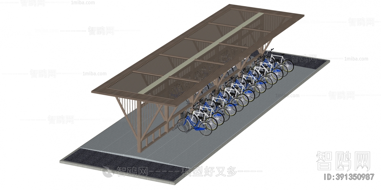 Modern Outdoor Parking Lot