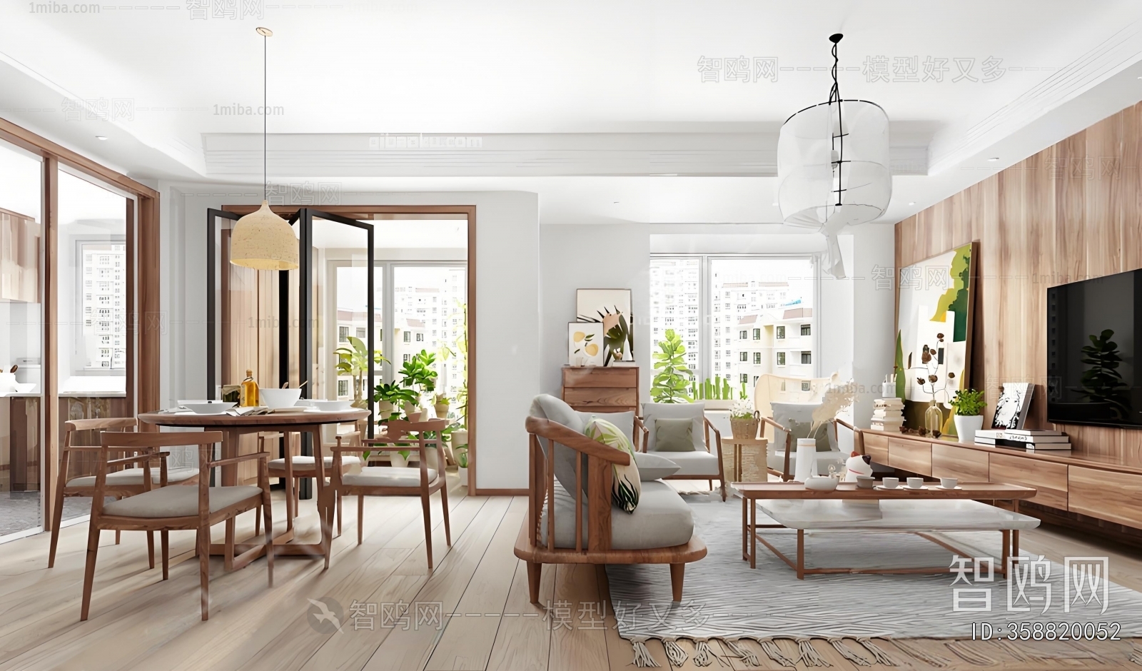 Nordic Style A Living Room