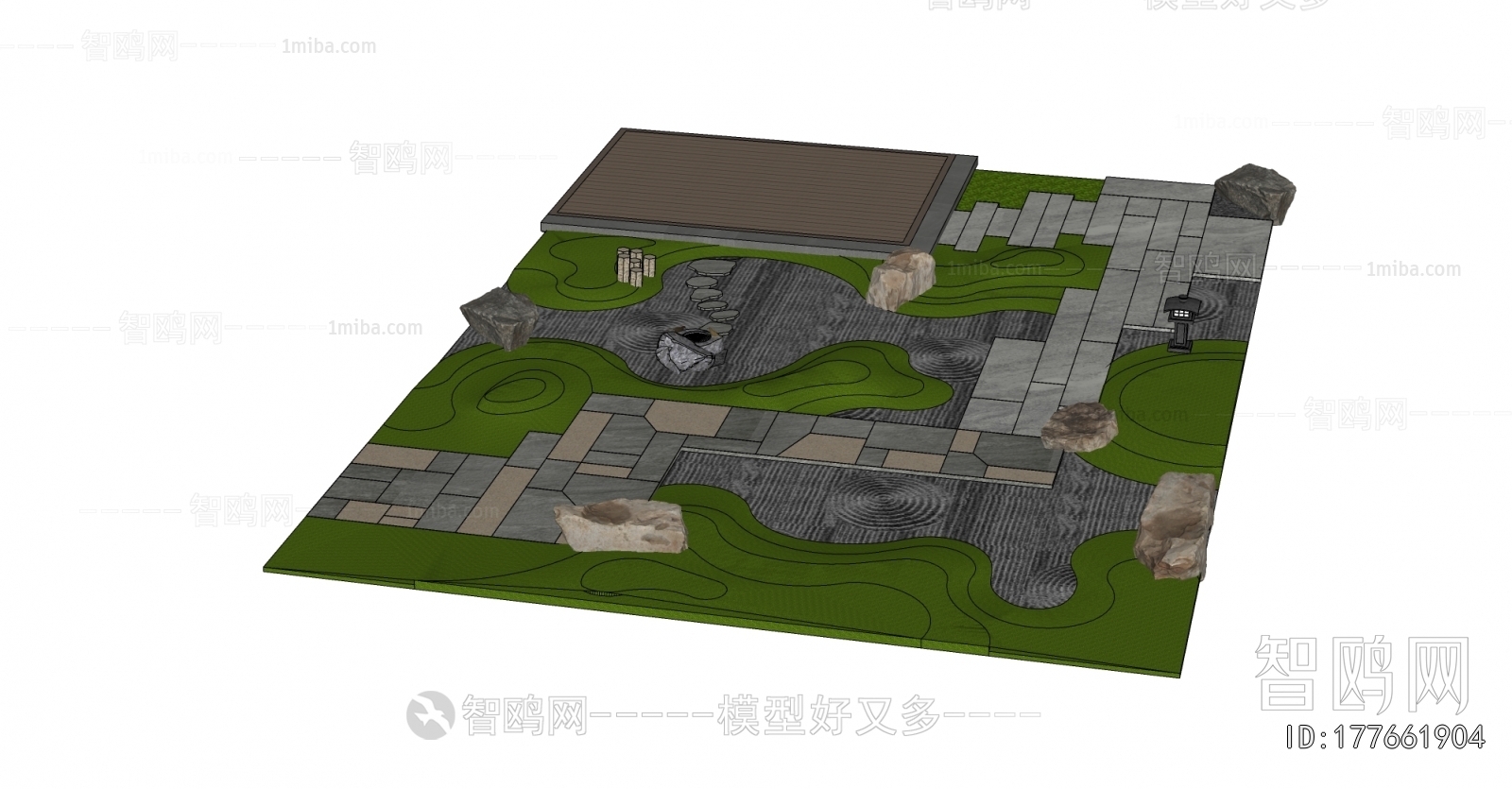 Japanese Style Courtyard/landscape