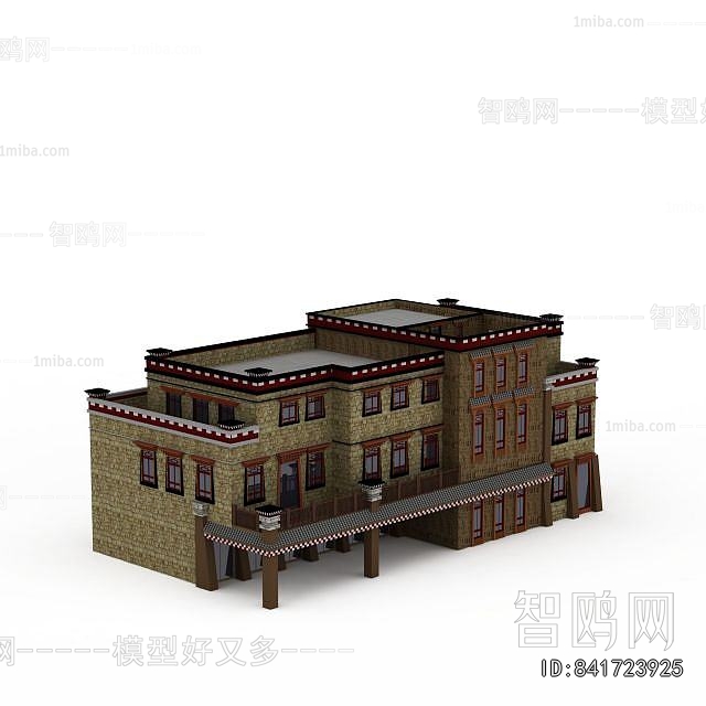 New Chinese Style Building Appearance