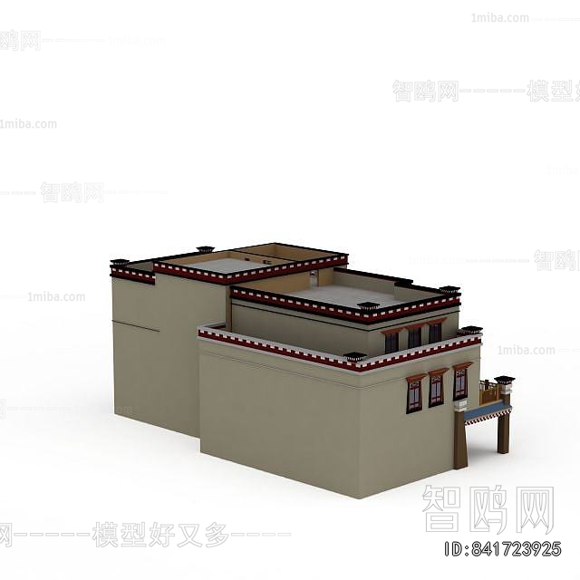 New Chinese Style Building Appearance