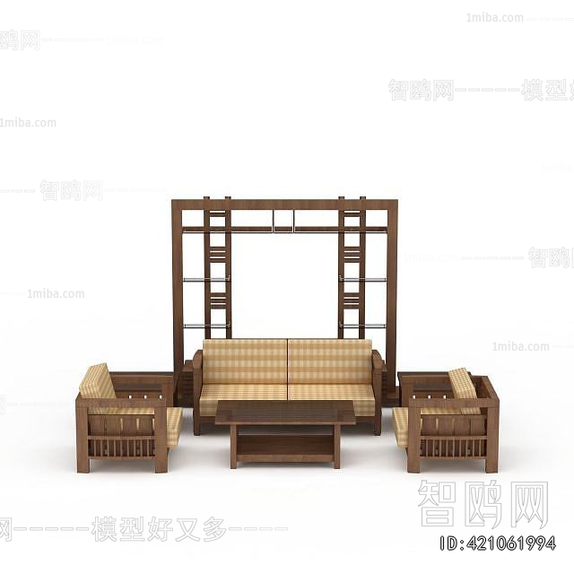 Chinese Style Sofa Combination