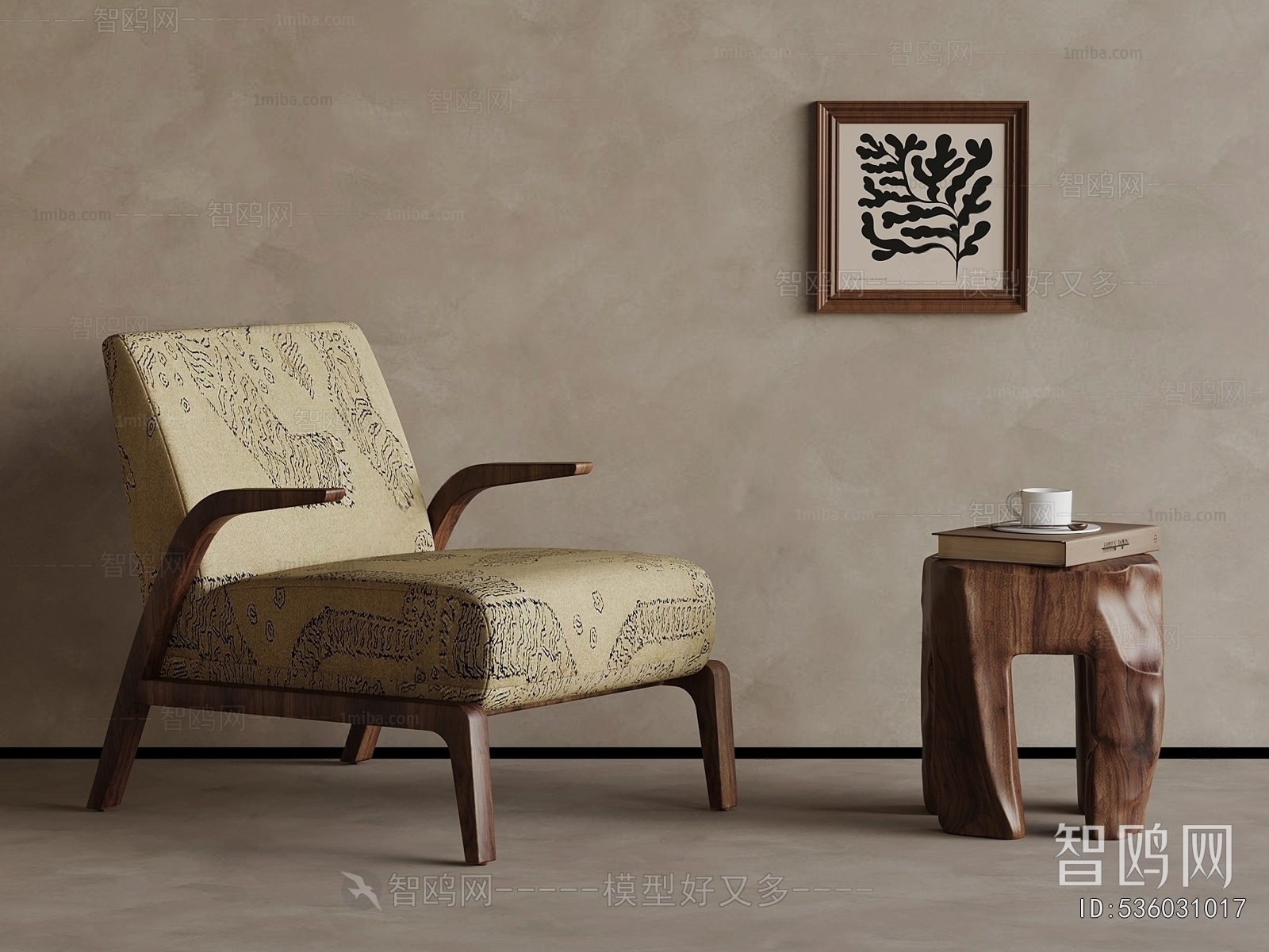 French Style Single Sofa