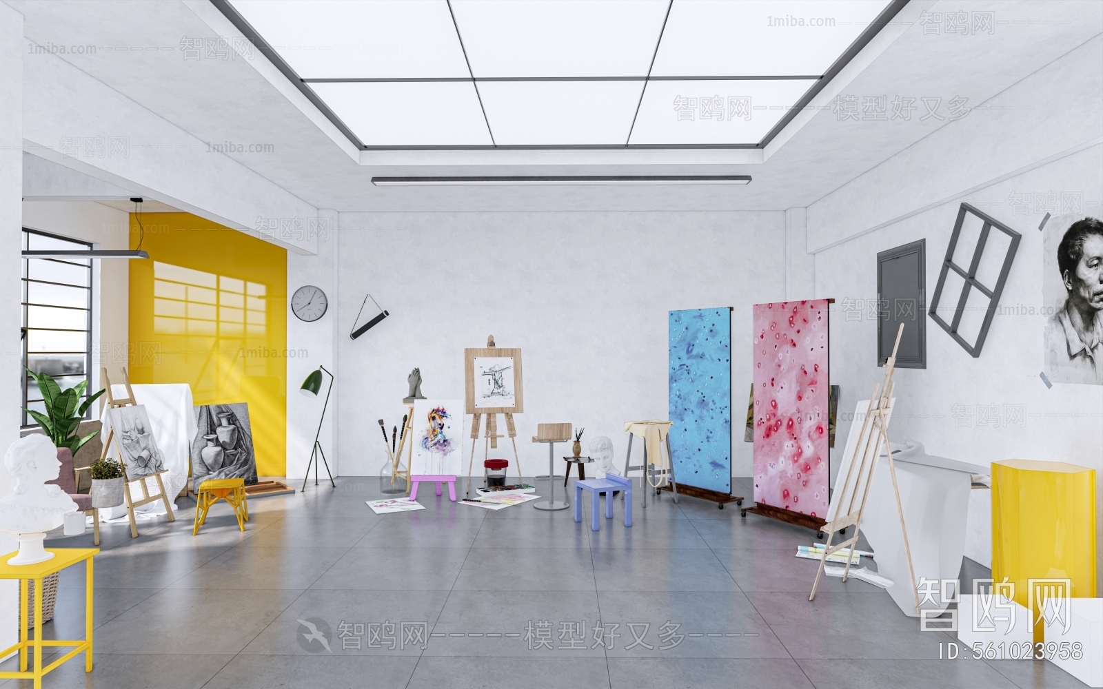 Modern Art Room