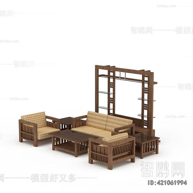 Chinese Style Sofa Combination