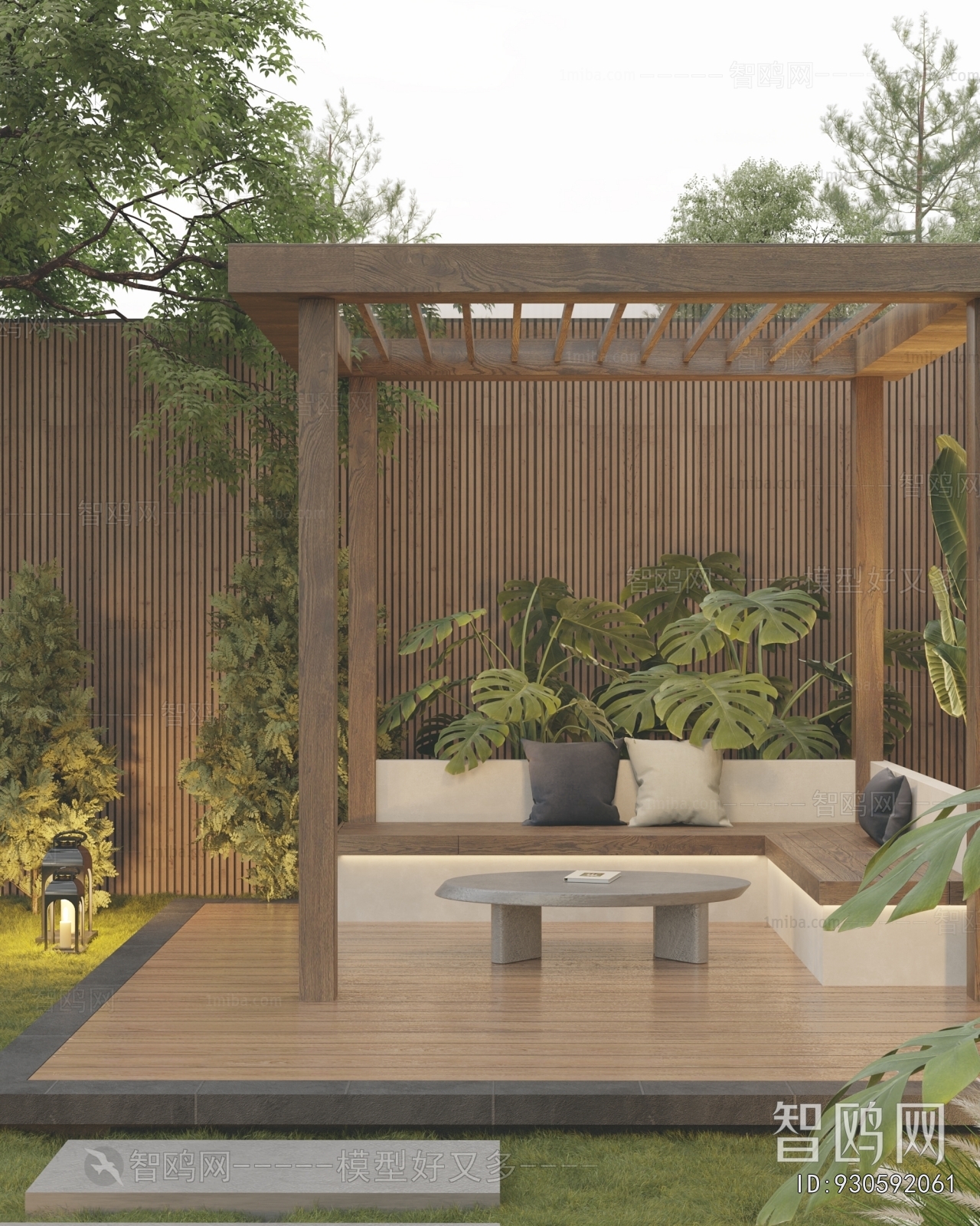 Modern Courtyard/landscape