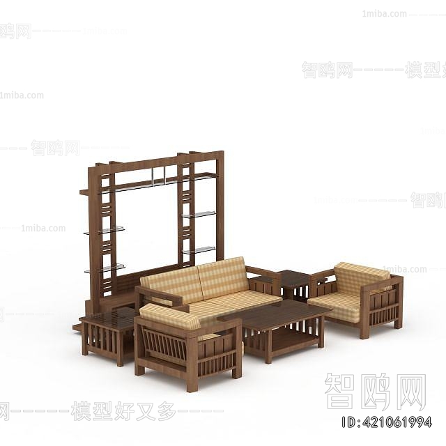 Chinese Style Sofa Combination