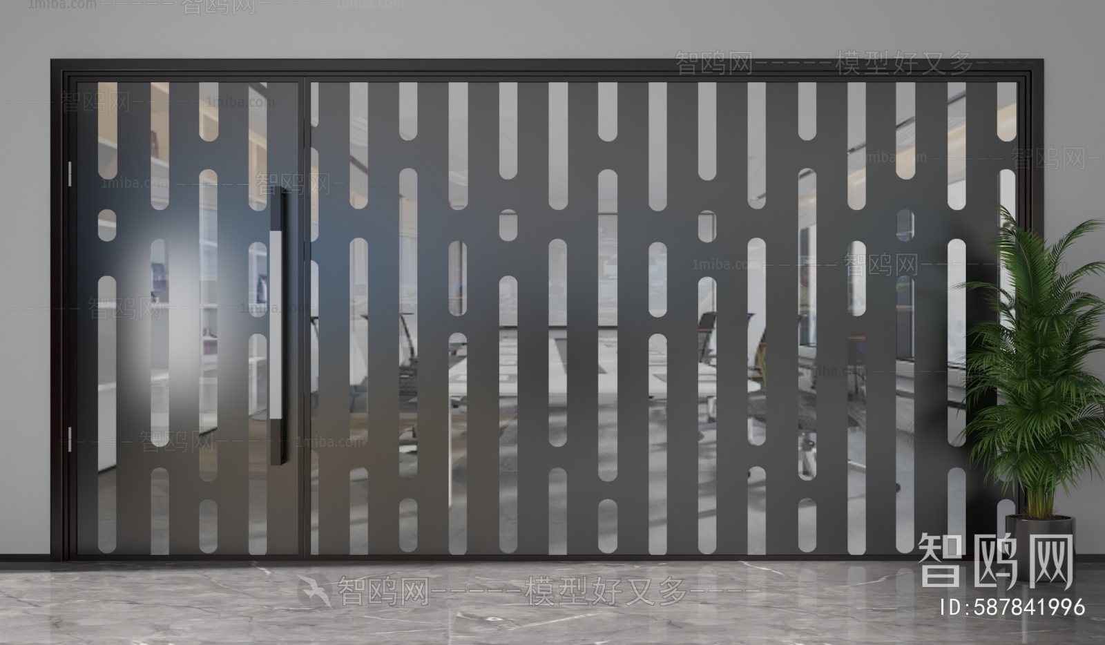 Modern Glass Screen Partition