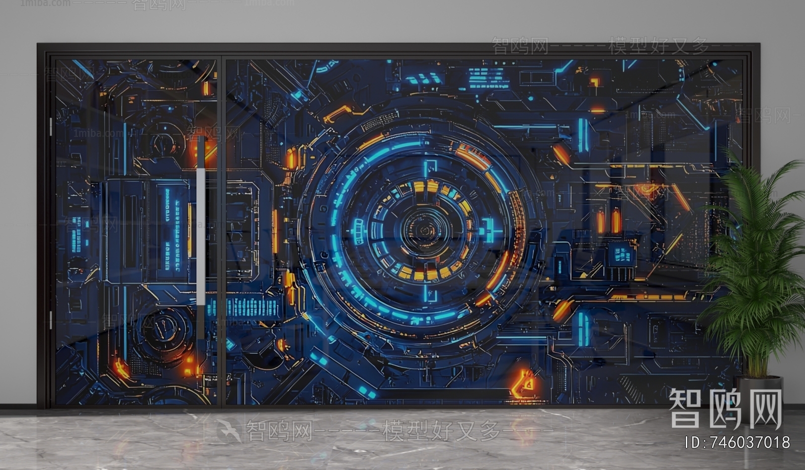 Modern Glass Screen Partition