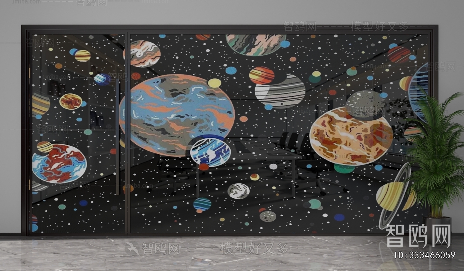 Modern Glass Screen Partition