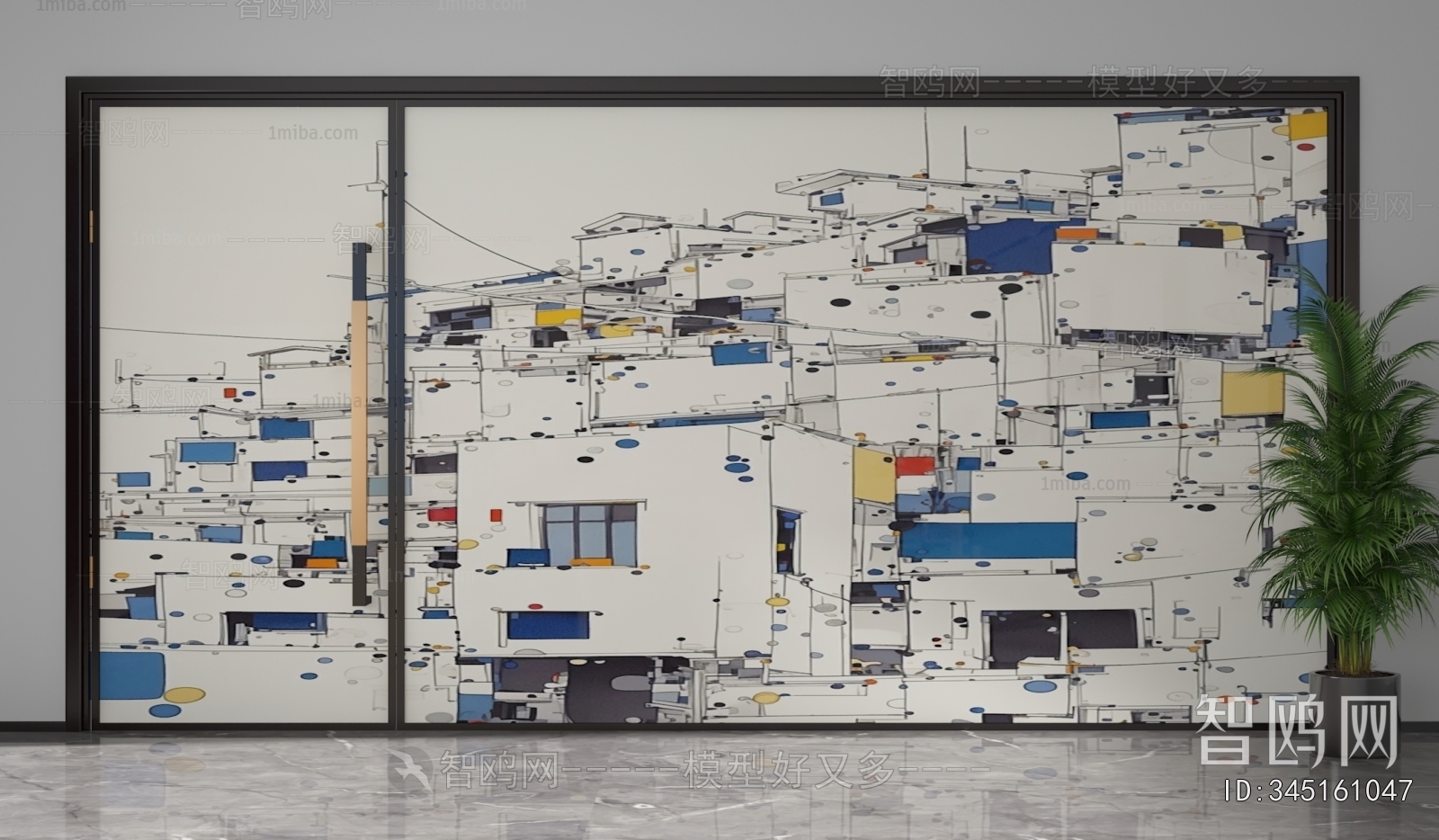 Modern Glass Screen Partition