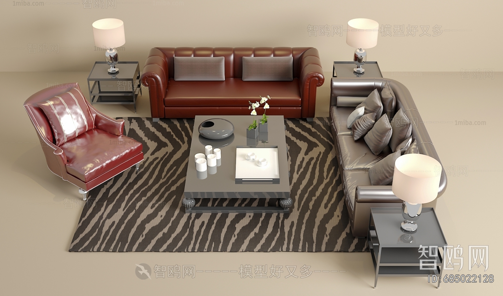 European Style Sofa Combination