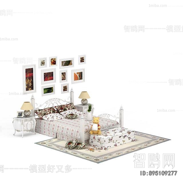 Idyllic Style Double Bed