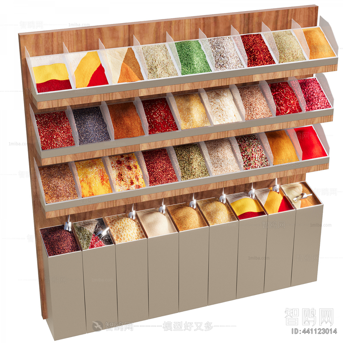 Modern Supermarket Shelf