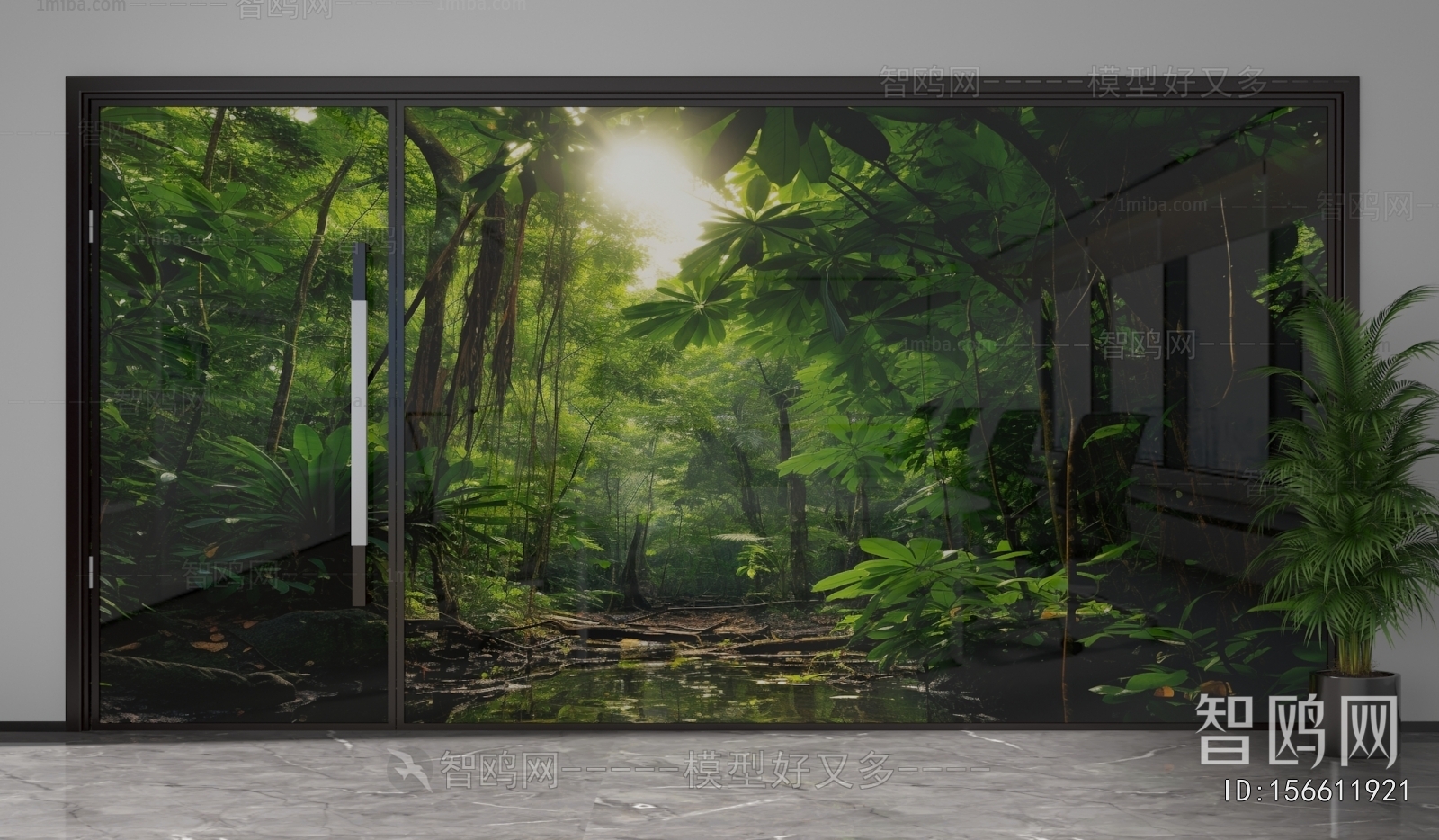 Modern Glass Screen Partition