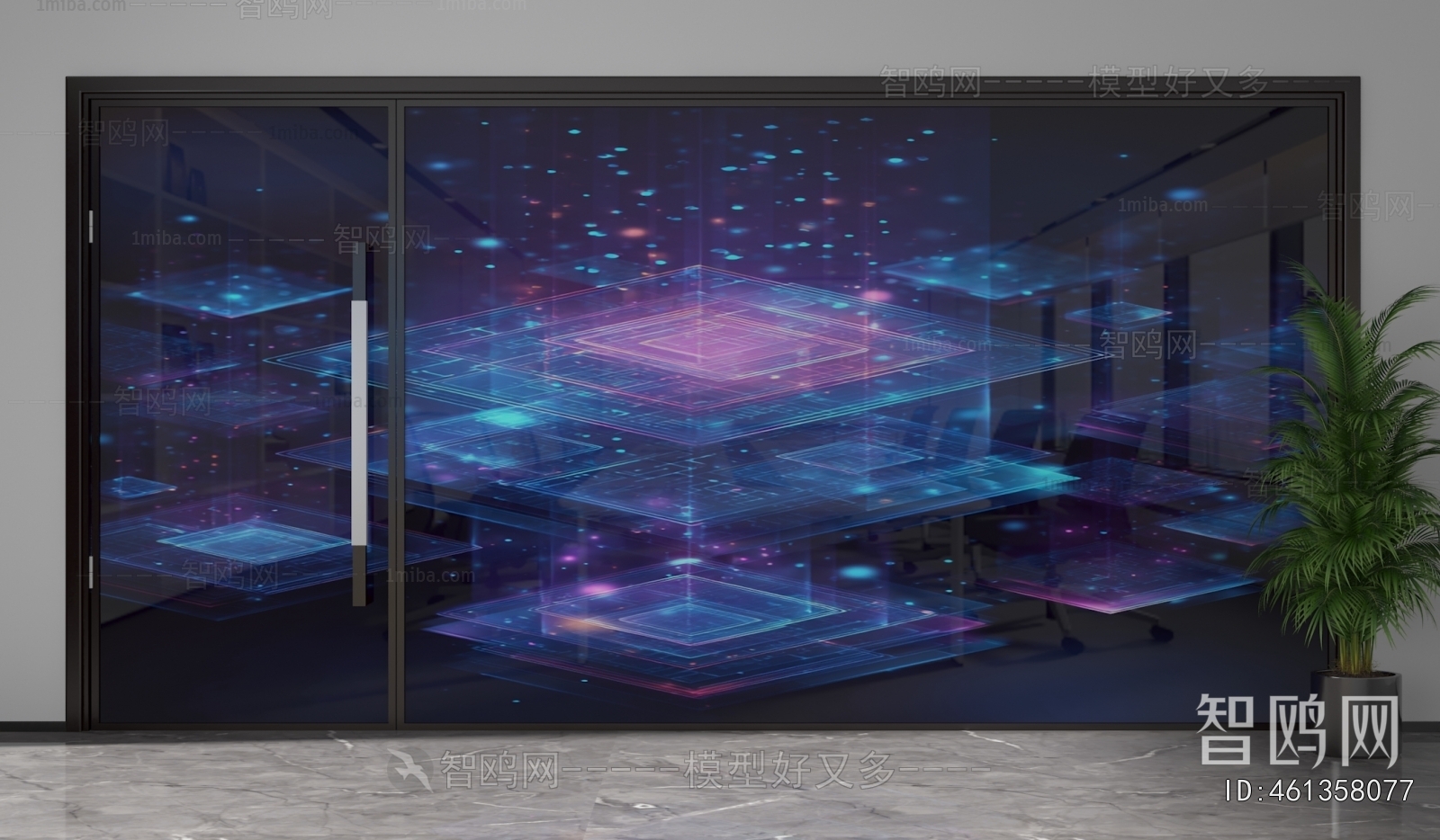 Modern Glass Screen Partition