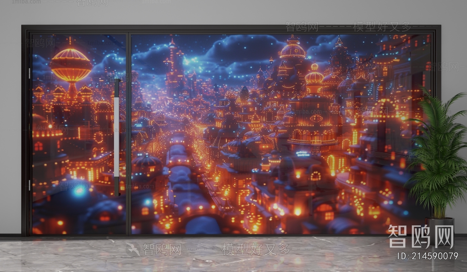 Modern Glass Screen Partition