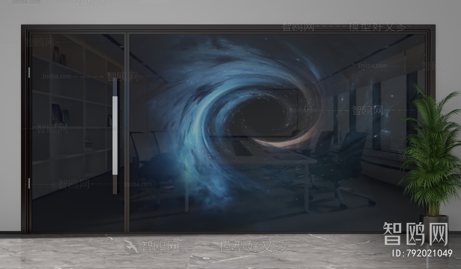 Modern Glass Screen Partition