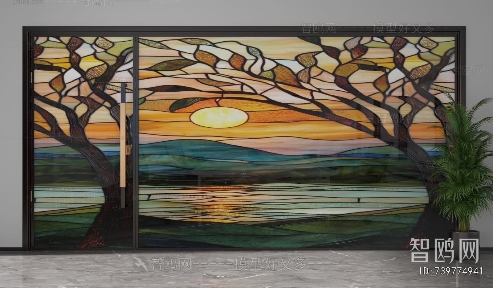 Modern Glass Screen Partition