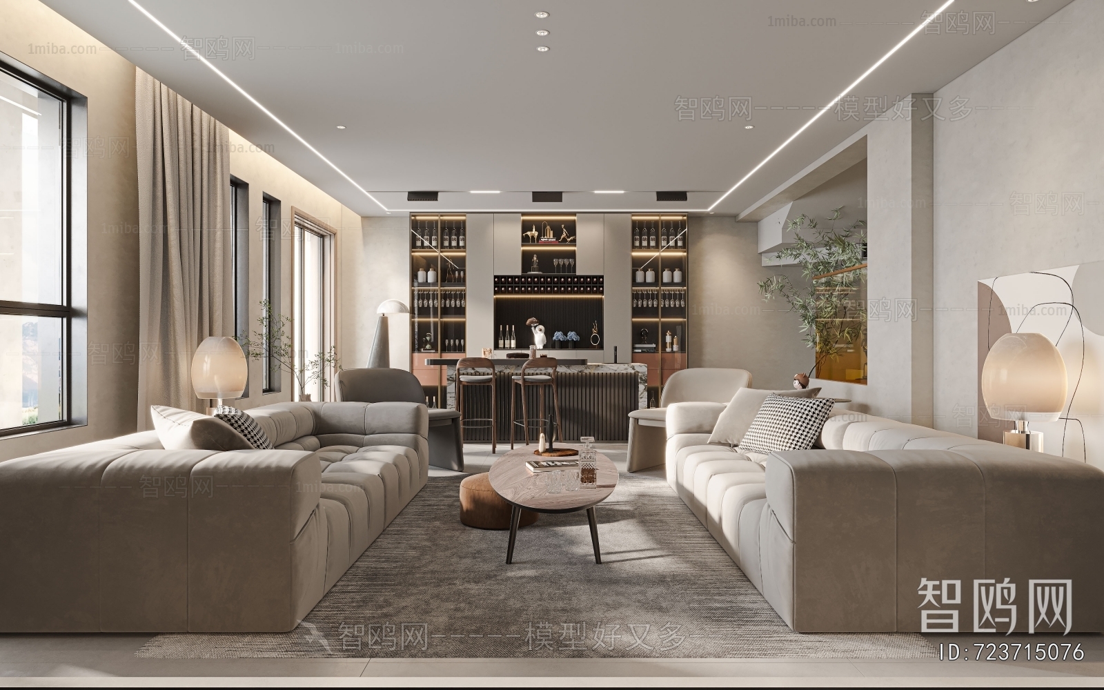 Modern Audiovisual Room