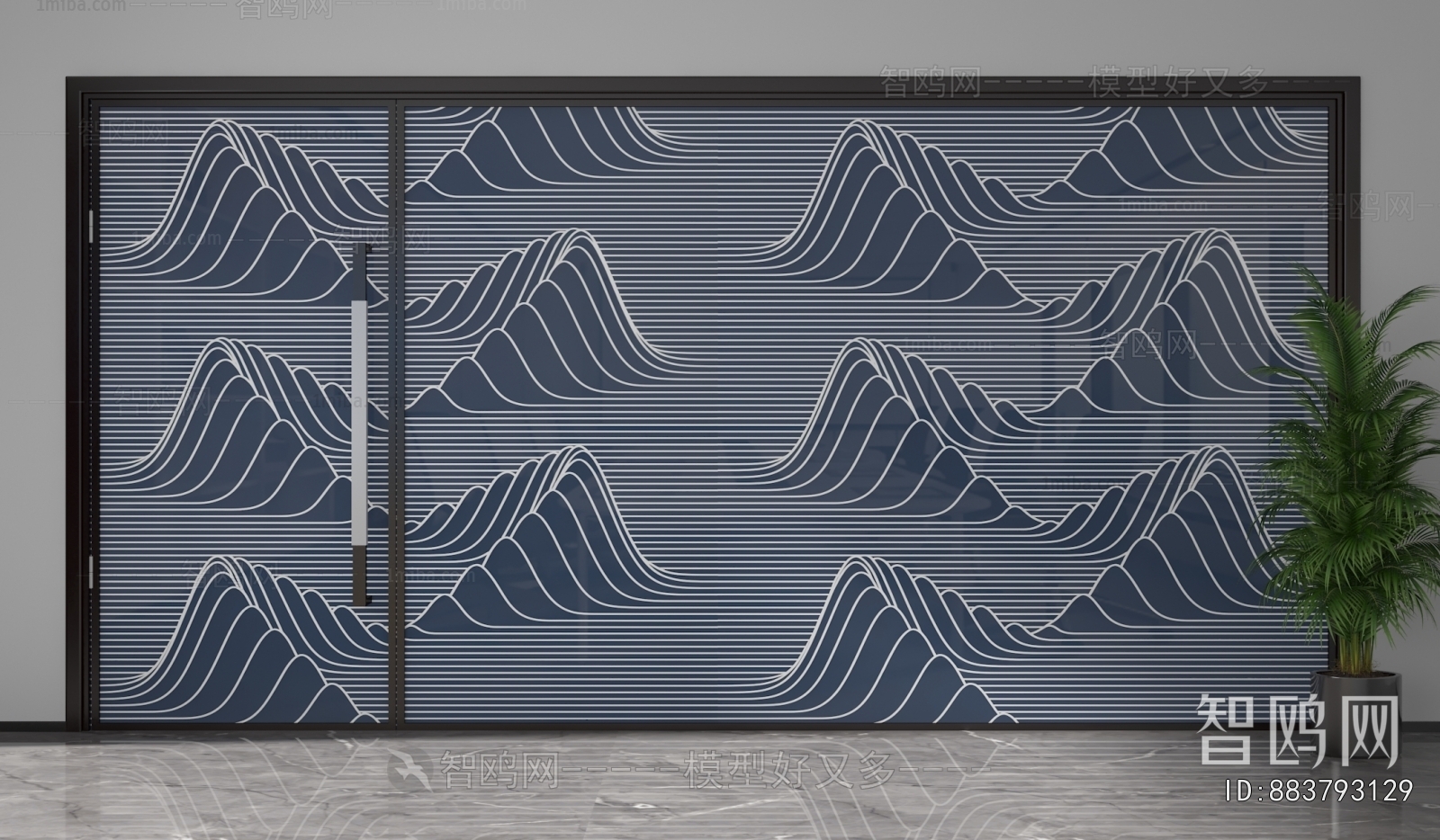 Modern Glass Screen Partition