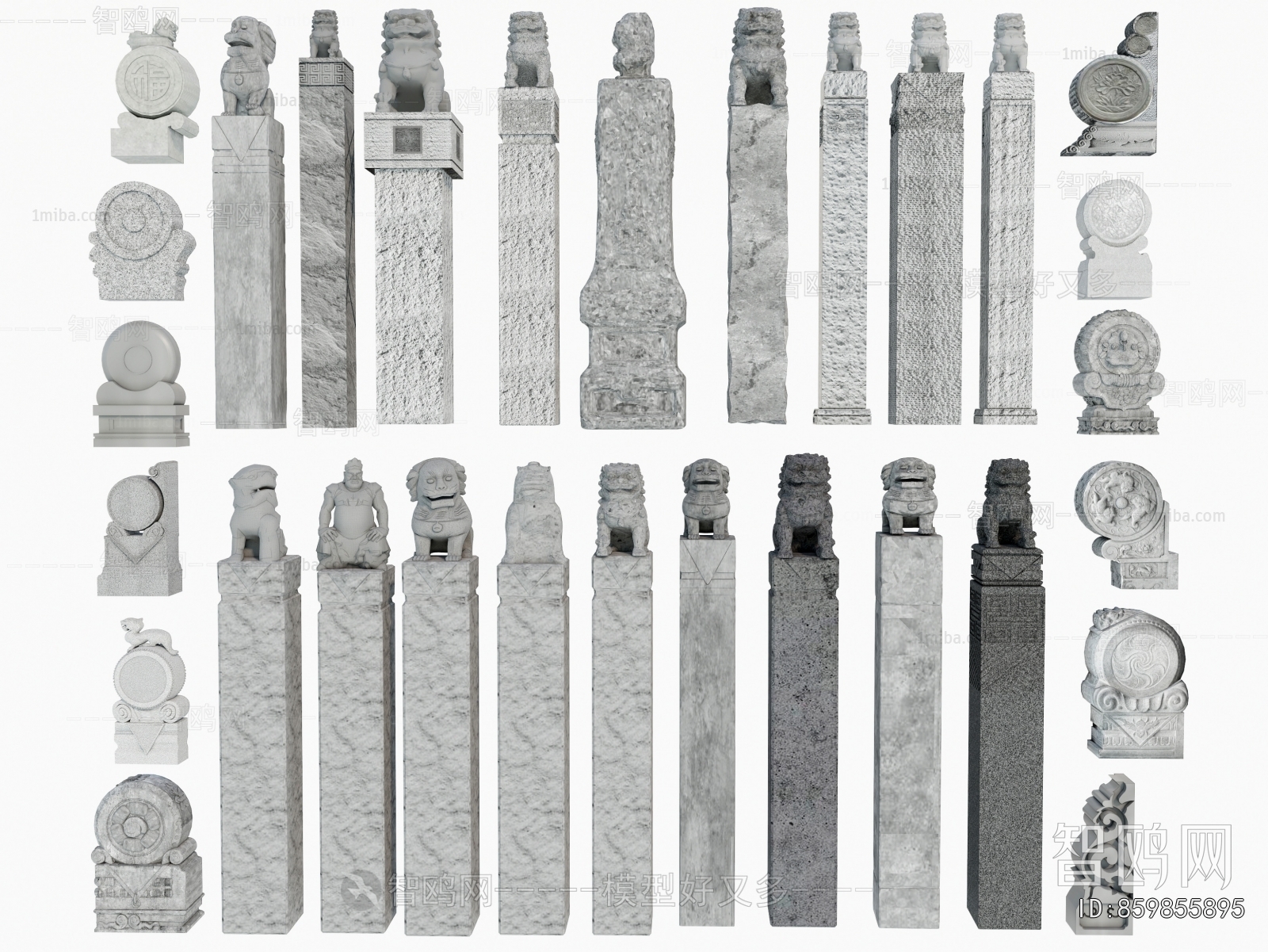 Chinese Style Column