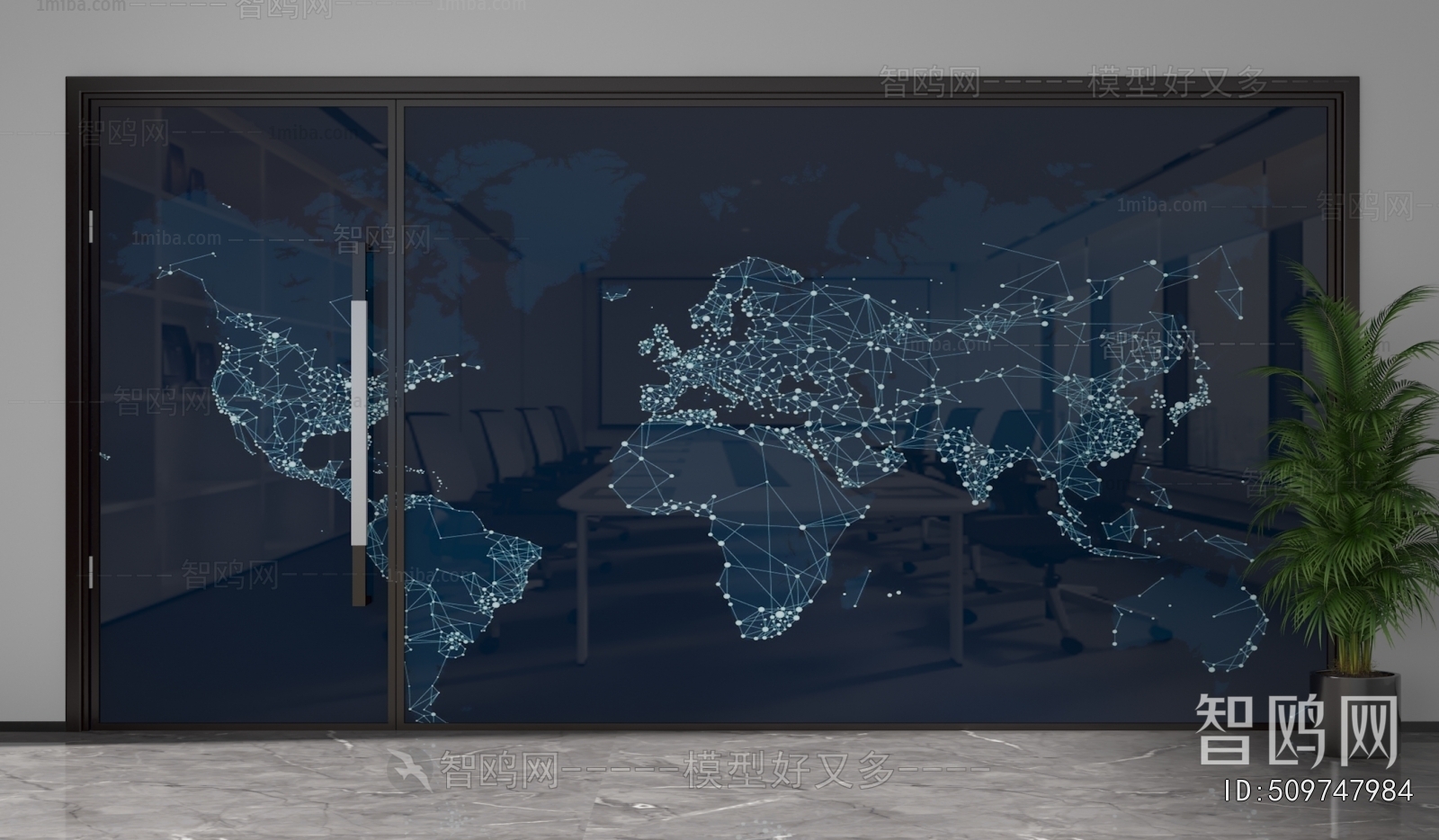 Modern Glass Screen Partition