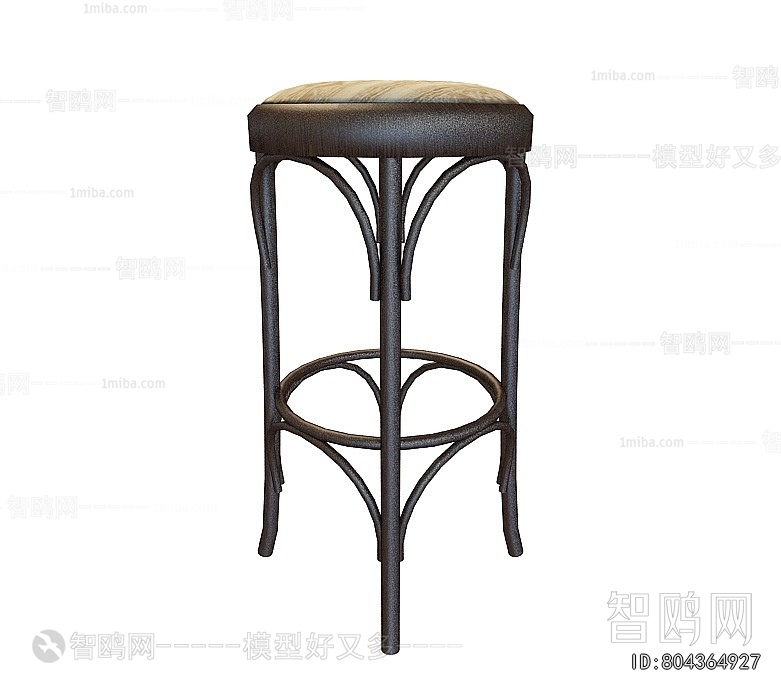 Simple European Style Bar Stool