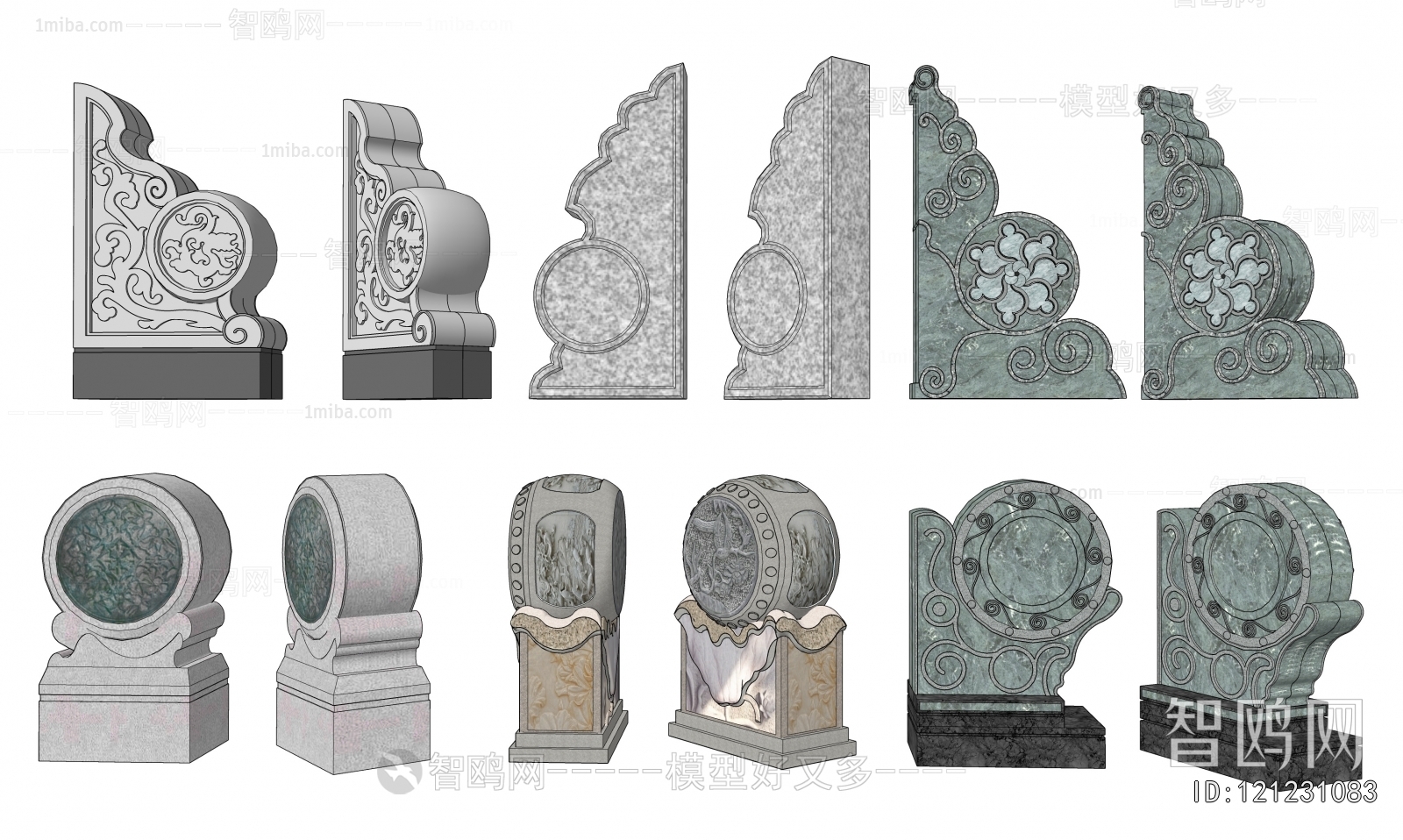 Chinese Style Stone Carving