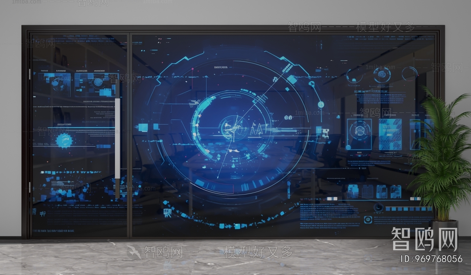 Modern Glass Screen Partition