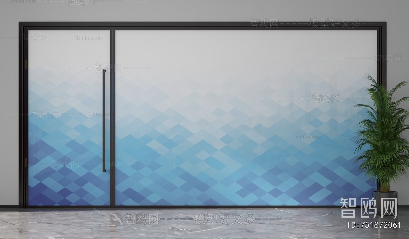 Modern Glass Screen Partition