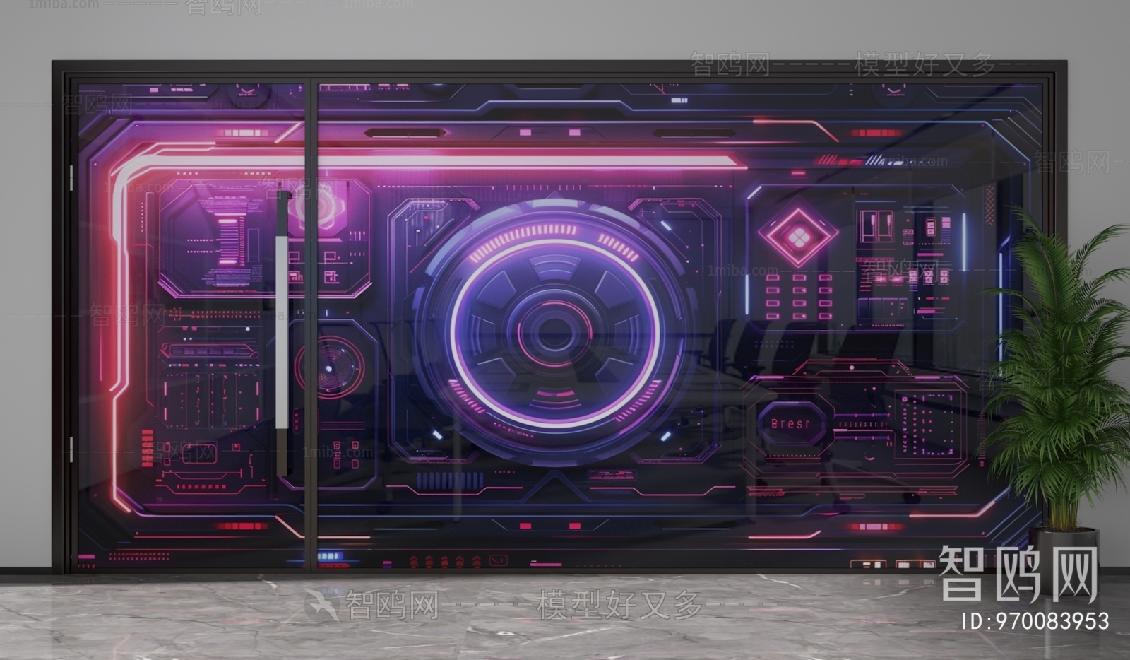 Modern Glass Screen Partition