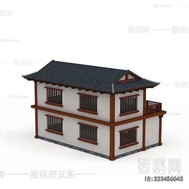 New Chinese Style Ancient Architectural Buildings
