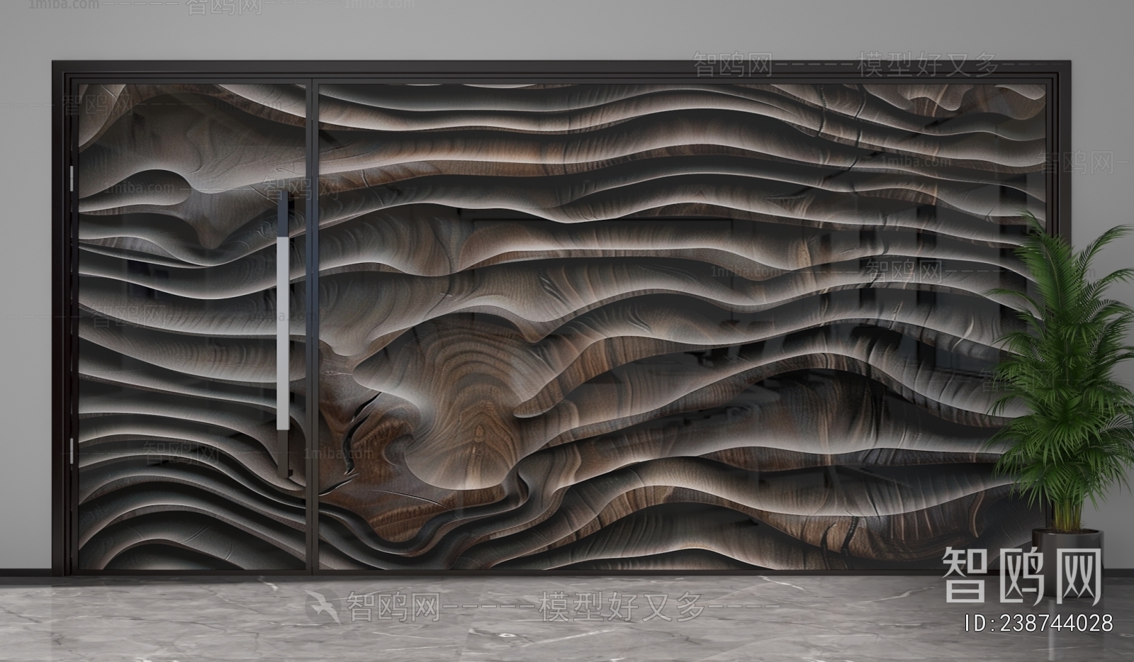 Modern Glass Screen Partition