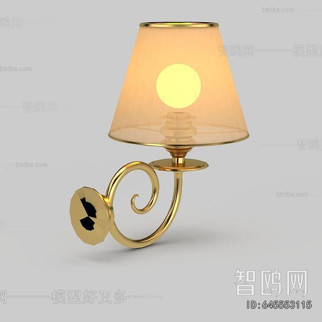 Simple European Style Wall Lamp