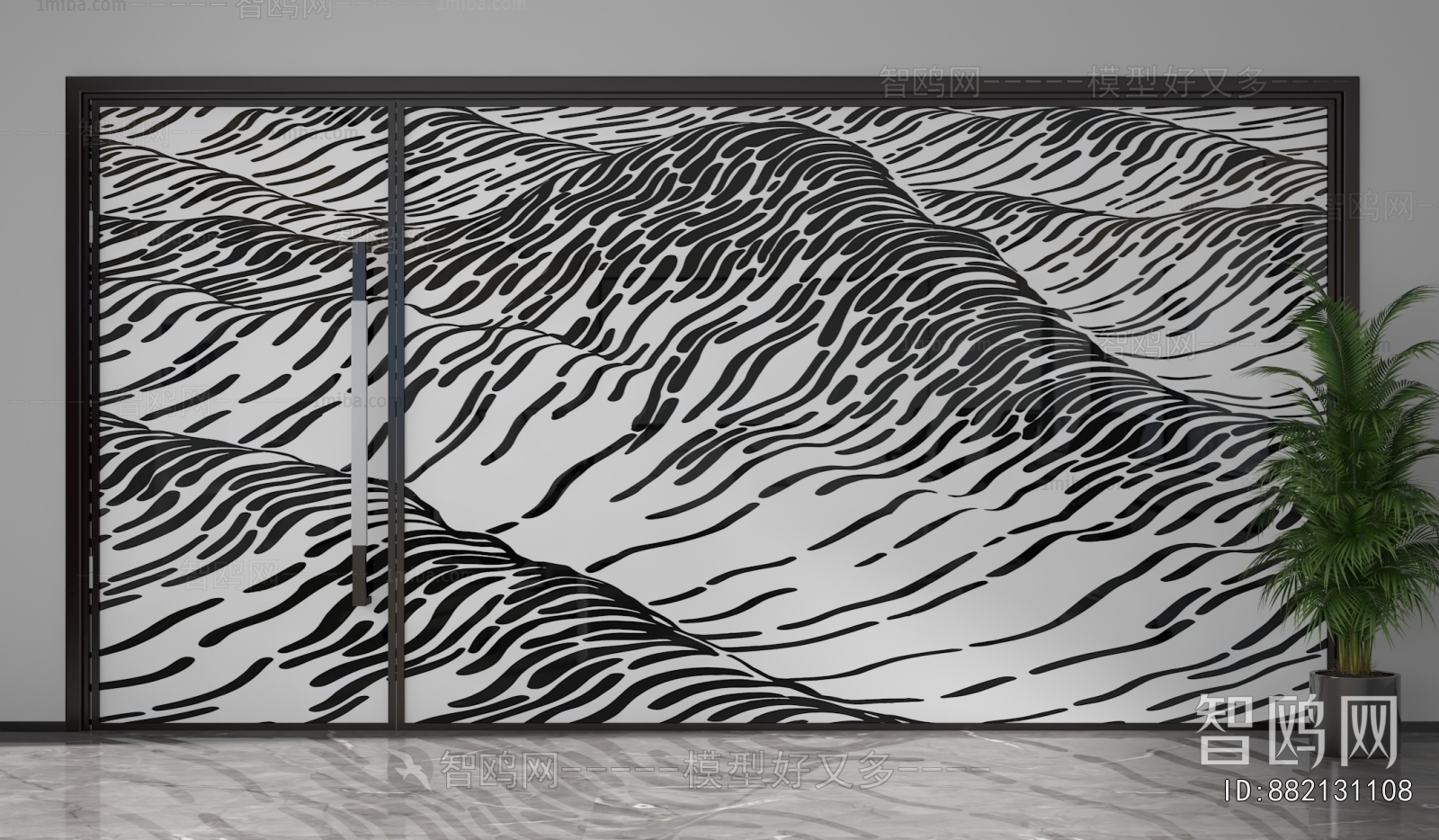 Modern Glass Screen Partition