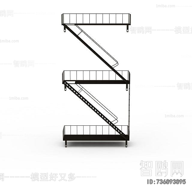 Industrial Style Staircase