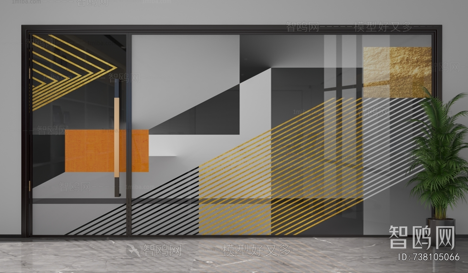 Modern Glass Screen Partition