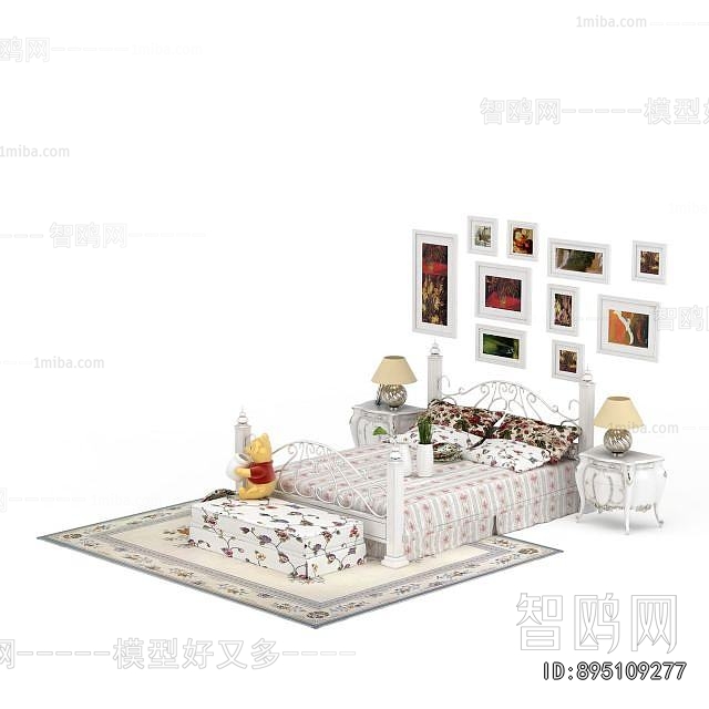 Idyllic Style Double Bed