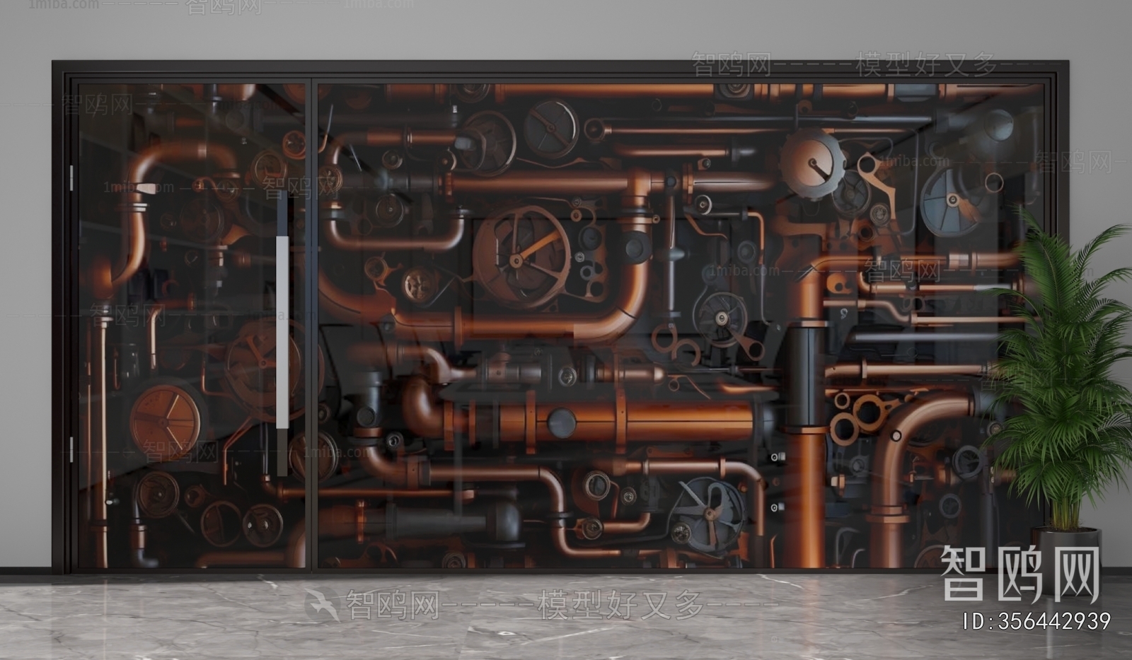 Modern Glass Screen Partition