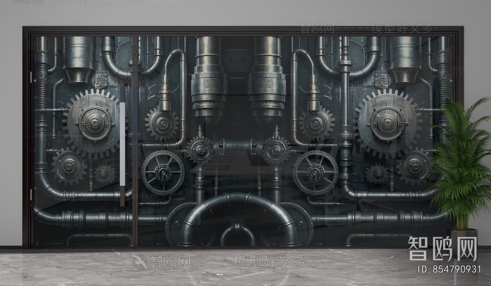 Modern Glass Screen Partition