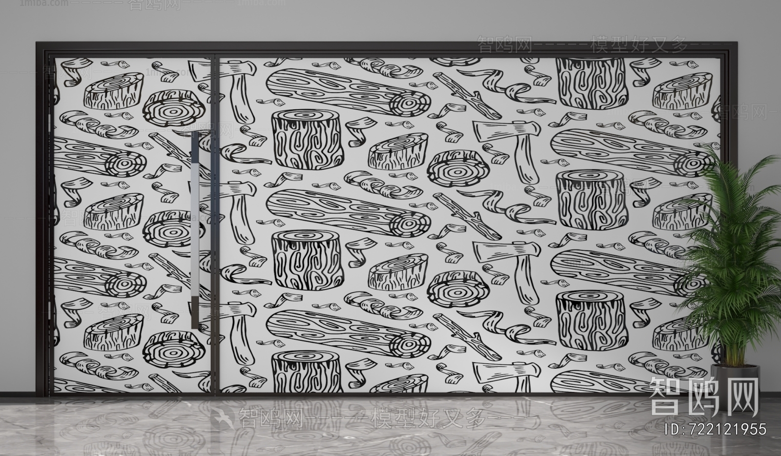 Modern Glass Screen Partition