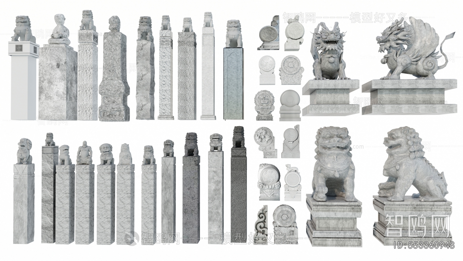 Chinese Style Column