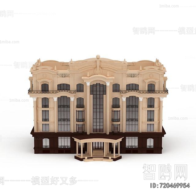 European Style Appearance Of Commercial Building