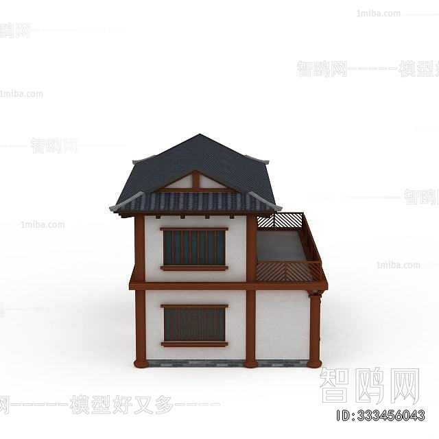 New Chinese Style Ancient Architectural Buildings