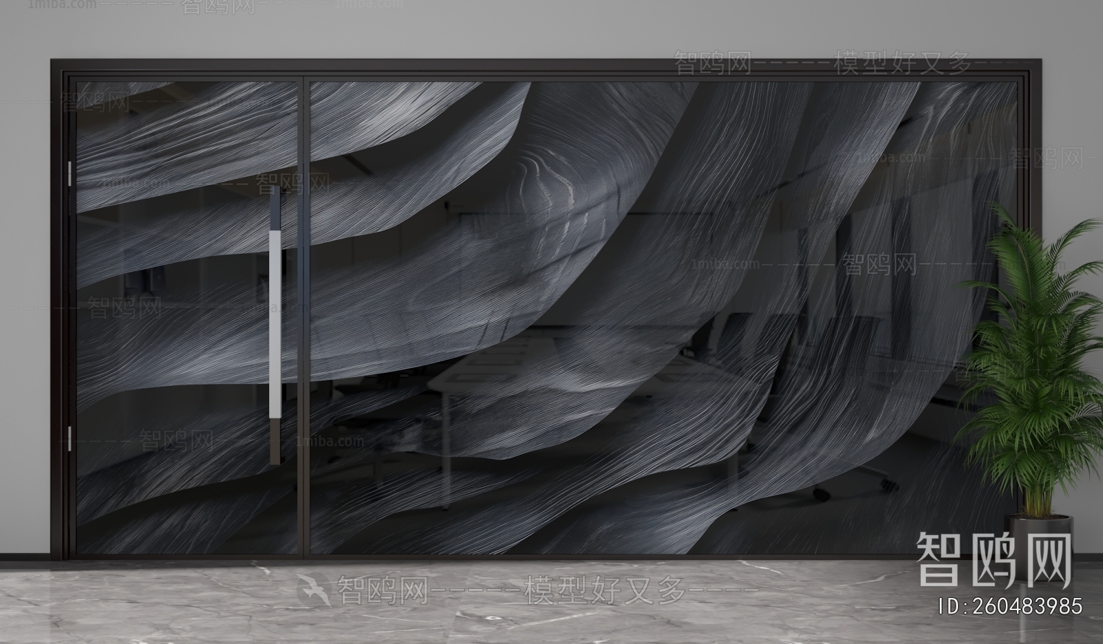 Modern Glass Screen Partition