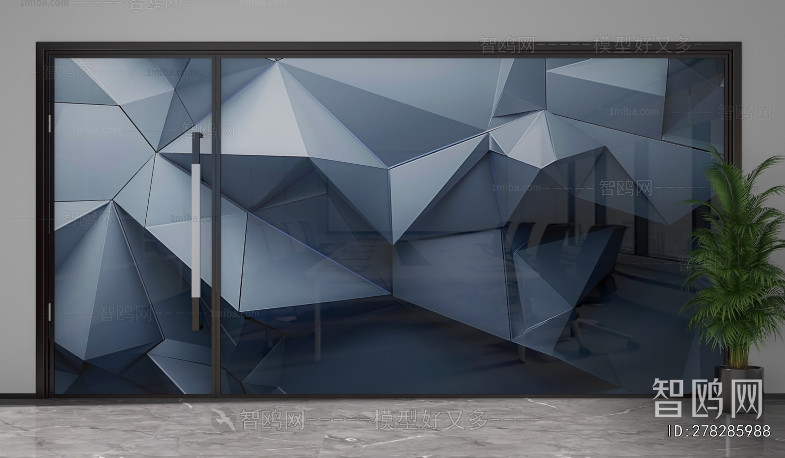 Modern Glass Screen Partition