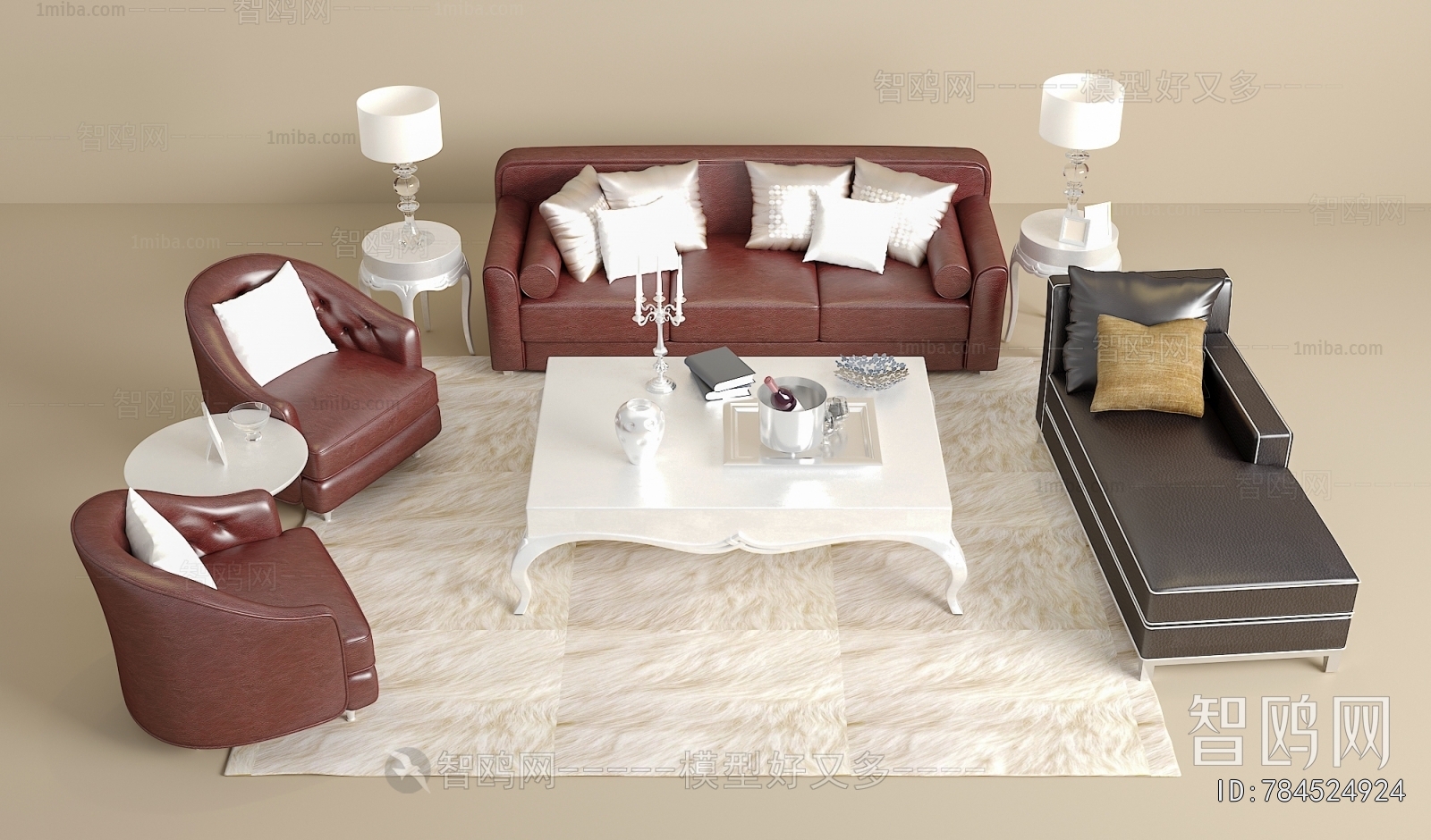 European Style Sofa Combination