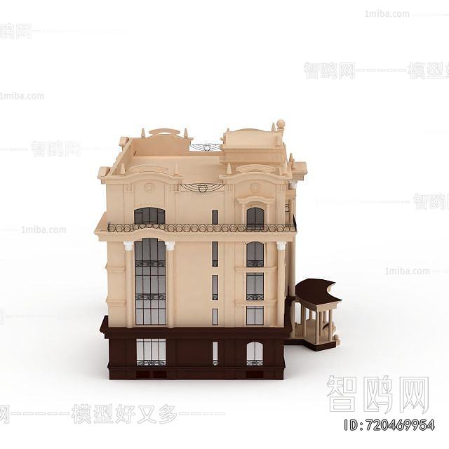 European Style Appearance Of Commercial Building