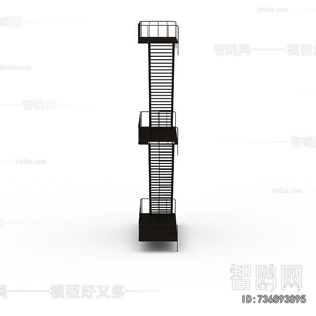 Industrial Style Staircase